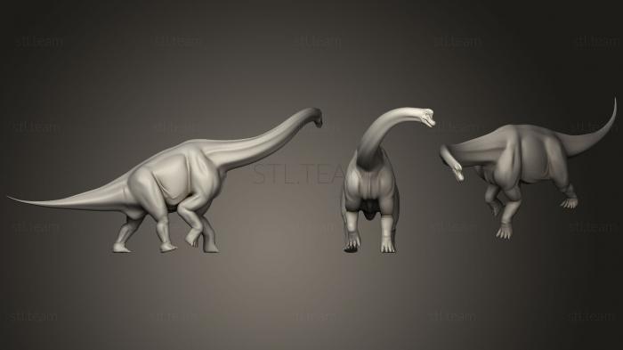 3D модель Брахиозавр7 (STL)